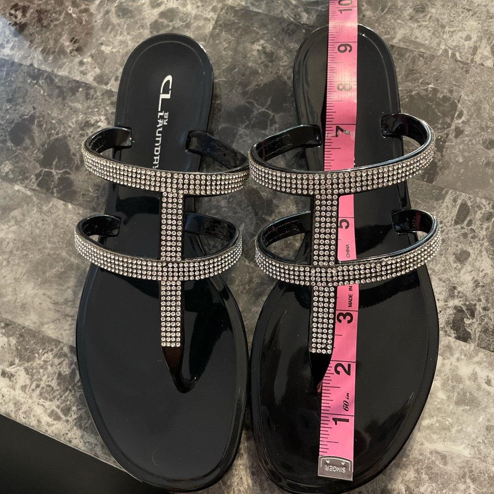 Chinese Laundry Black Sandals size 7 - Picture 6 of 7